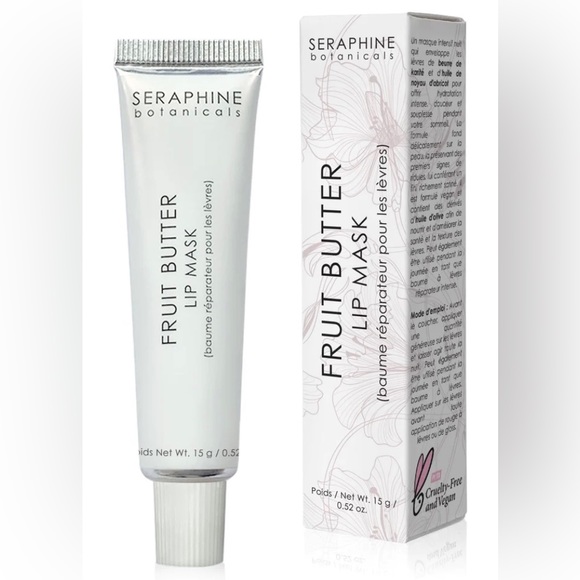 LAST ONE 🆕 Seraphine Botanicals Fruit Butter Lip Mask. Cruelty free & vegan. 🆕 - Picture 2 of 4